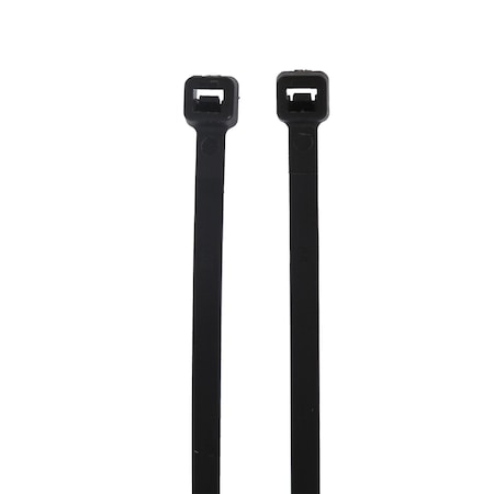 Jones Stephens Cable Tie, 14 in L, Black, Nylon, 50 lb Strength J40447